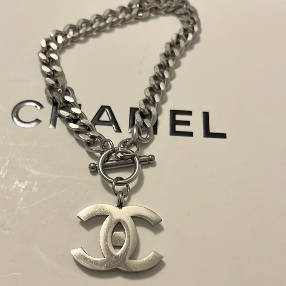 Chanel Silver Chain Bracelet